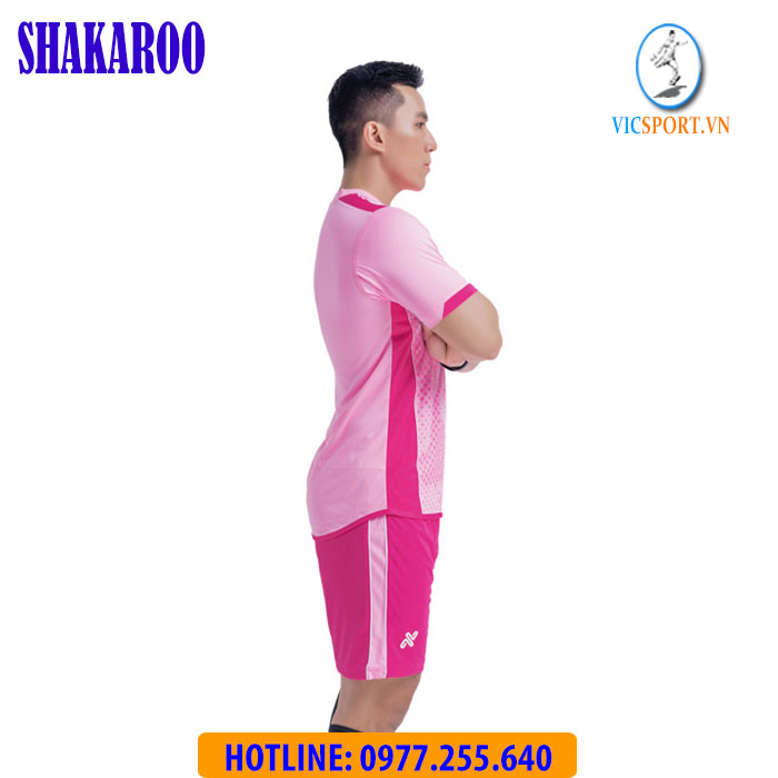 ÁO ĐÁ BANH SHAKAROO MÀU HỒNG - Hình ảnh 4