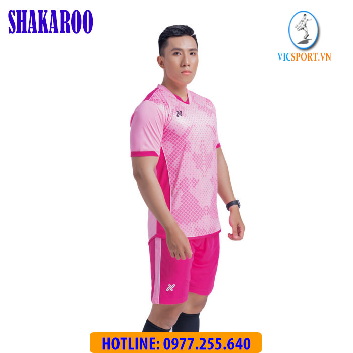 ÁO ĐÁ BANH SHAKAROO MÀU HỒNG - Hình ảnh 2