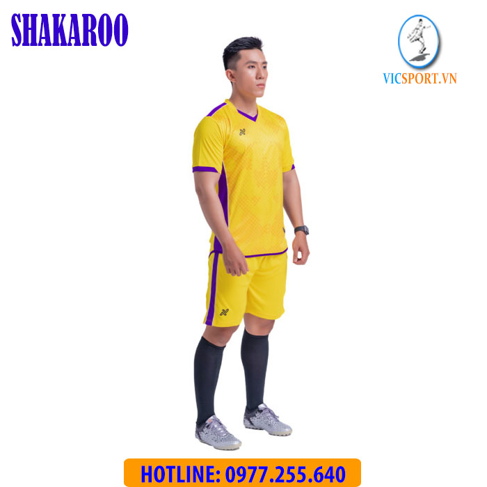 ÁO ĐÁ BANH SHAKAROO MÀU VÀNG - Hình ảnh 3