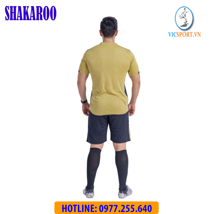 ÁO ĐÁ BANH SHAKAROO MÀU VÀNG ĐỒNG - Hình ảnh 4