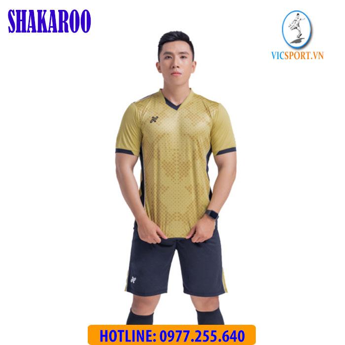 ÁO ĐÁ BANH SHAKAROO MÀU VÀNG ĐỒNG - Hình ảnh 3