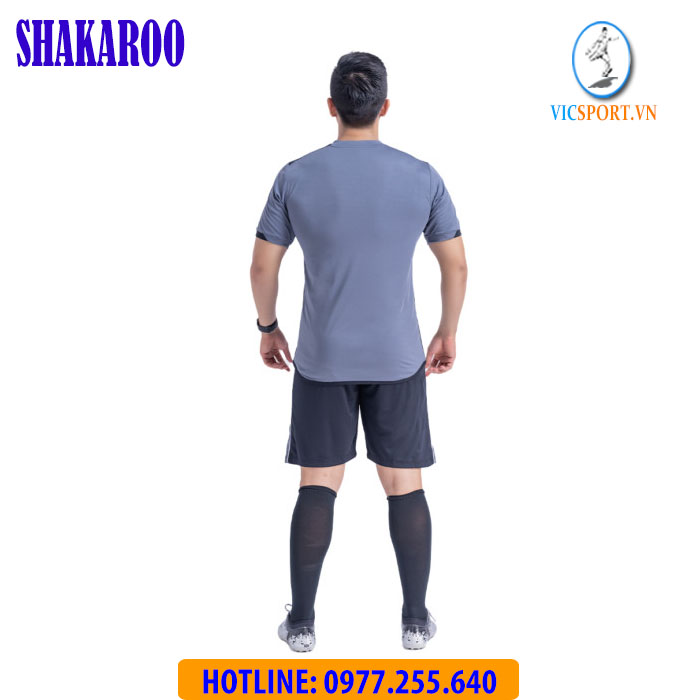 ÁO ĐÁ BANH SHAKAROO MÀU XÁM - Hình ảnh 3