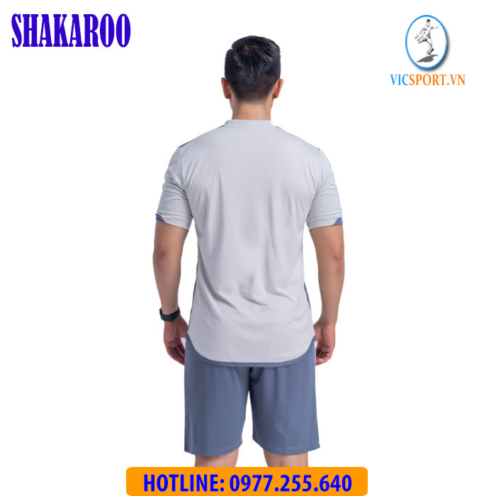 ÁO ĐÁ BANH SHAKAROO MÀU XÁM TRẮNG - Hình ảnh 4