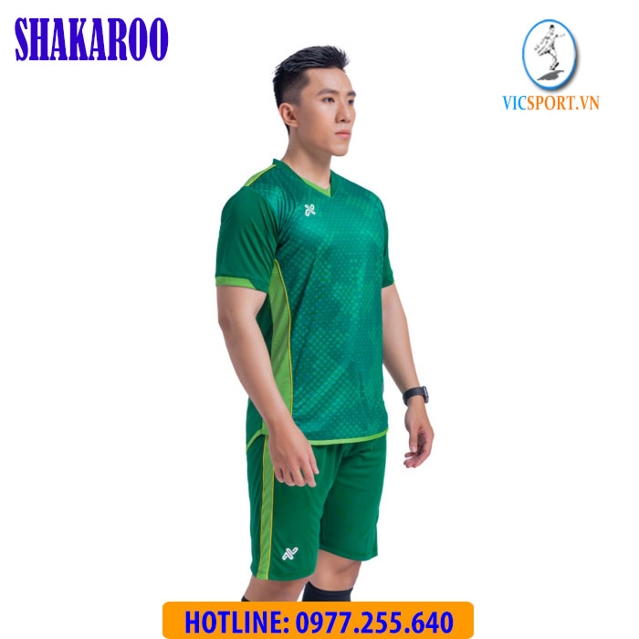 ÁO ĐÁ BANH SHAKAROO MÀU XANH LÁ - Hình ảnh 3