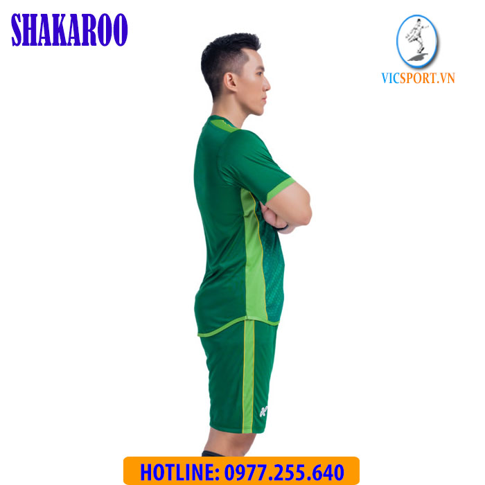 ÁO ĐÁ BANH SHAKAROO MÀU XANH LÁ - Hình ảnh 2