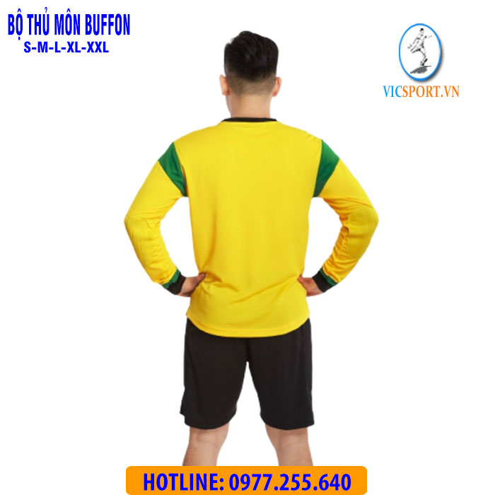 ÁO THỦ MÔN BUFFON MÀU VÀNG - Hình ảnh 3