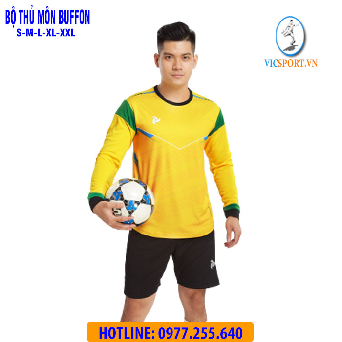 ÁO THỦ MÔN BUFFON MÀU VÀNG