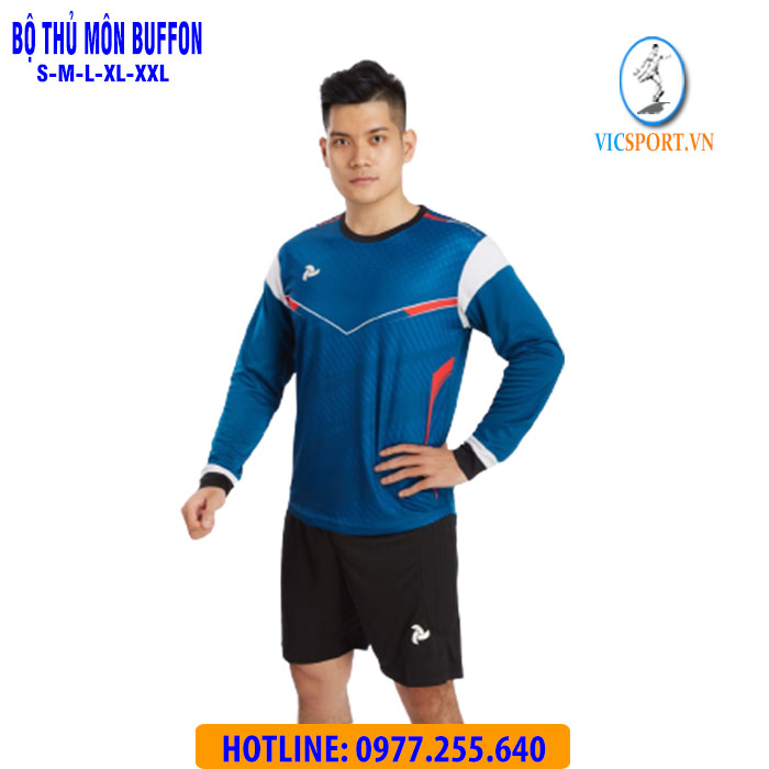 ÁO THỦ MÔN BUFFON MÀU XANH CỔ VỊT