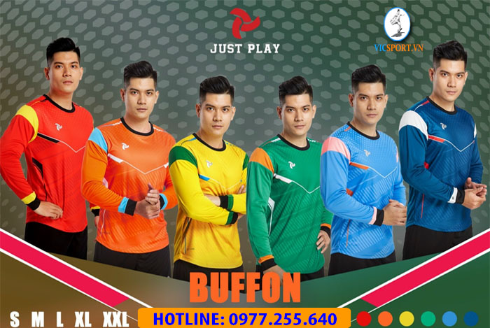 ÁO THỦ MÔN BUFFON MÀU ĐỎ - Hình ảnh 2