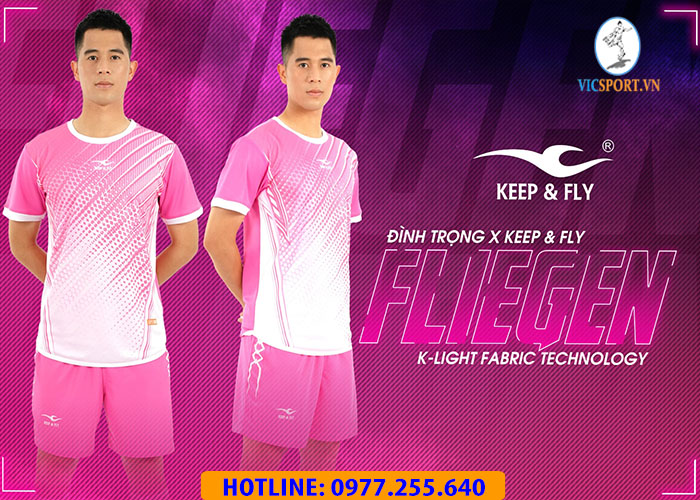 ÁO ĐÁ BANH FLIEGEN HỒNG - Hình ảnh 6