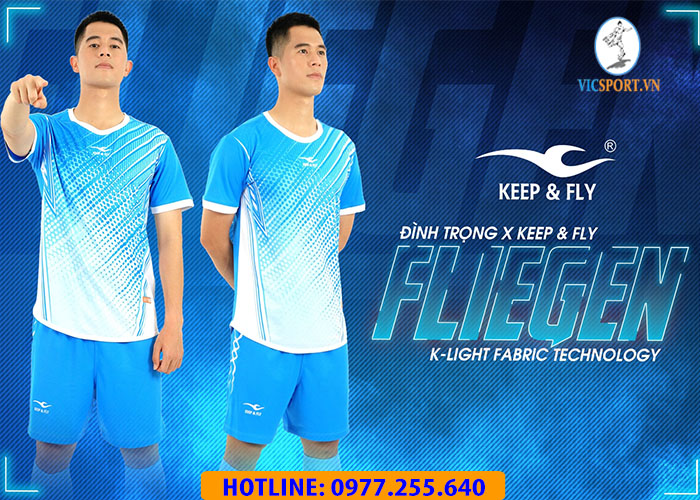 ÁO ĐÁ BANH FLIEGEN XANH DA - Hình ảnh 6