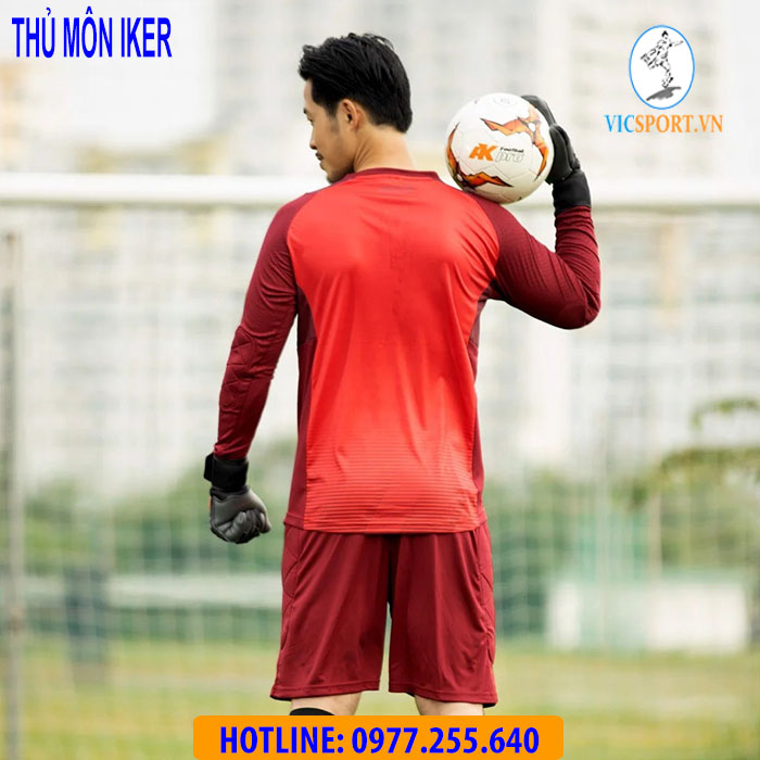 ÁO THỦ MÔN IKER MÀU ĐỎ - Hình ảnh 8