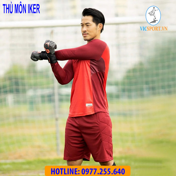 ÁO THỦ MÔN IKER MÀU ĐỎ - Hình ảnh 6