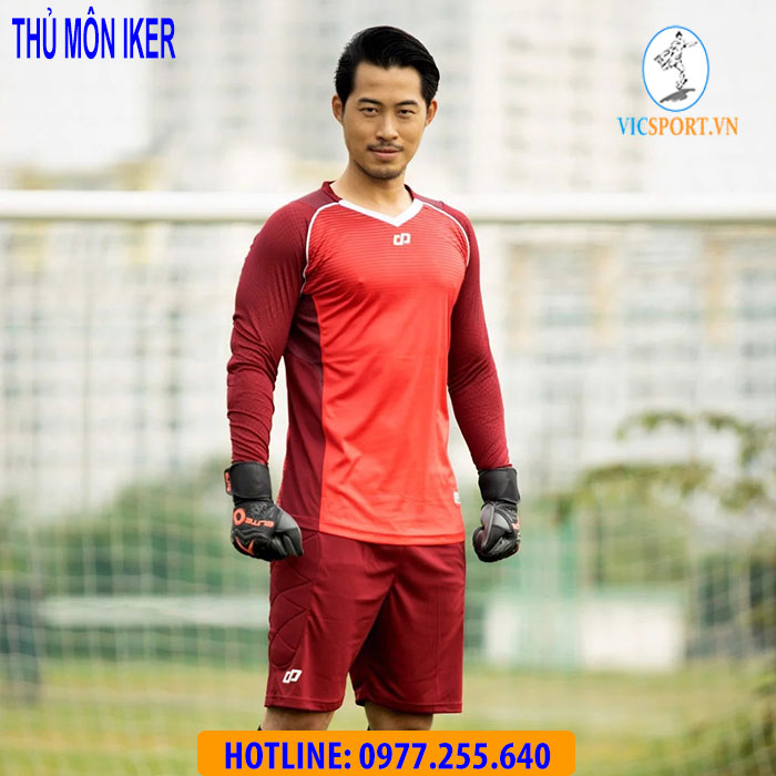 ÁO THỦ MÔN IKER MÀU ĐỎ - Hình ảnh 5