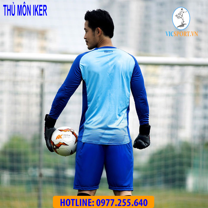 ÁO THỦ MÔN IKER MÀU XANH BIỂN - Hình ảnh 9