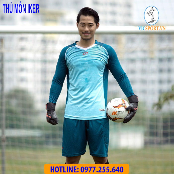ÁO THỦ MÔN IKER MÀU XANH LÝ - Hình ảnh 9