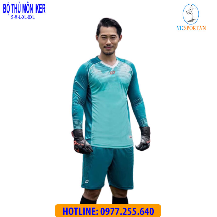 ÁO THỦ MÔN IKER MÀU XANH NGỌC