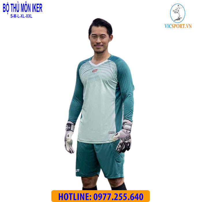 ÁO THỦ MÔN IKER MÀU XANH NGỌC NHẠT