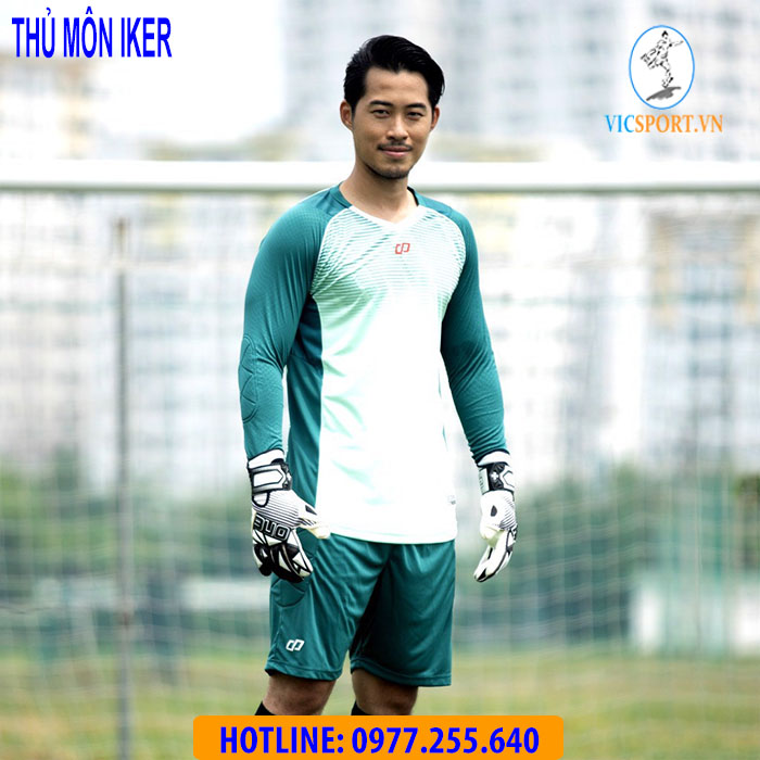 ÁO THỦ MÔN IKER MÀU XANH NGỌC NHẠT - Hình ảnh 6