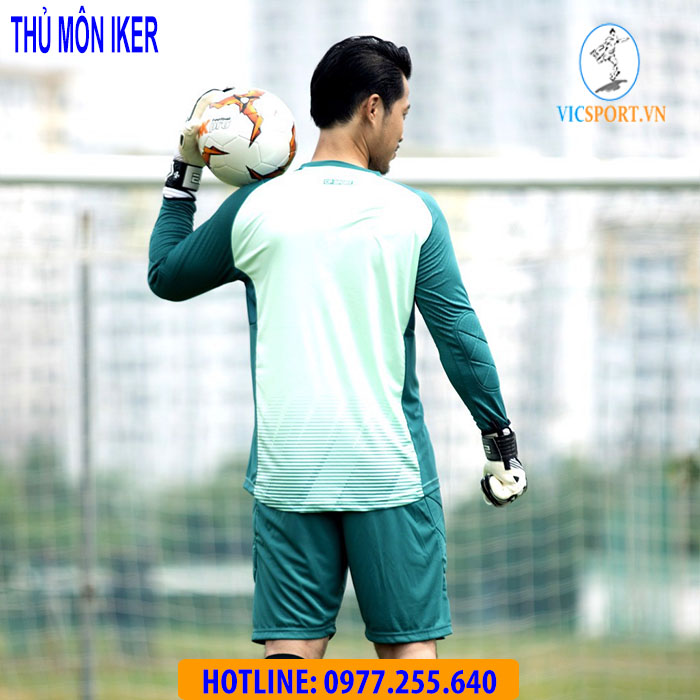 ÁO THỦ MÔN IKER MÀU XANH NGỌC NHẠT - Hình ảnh 5