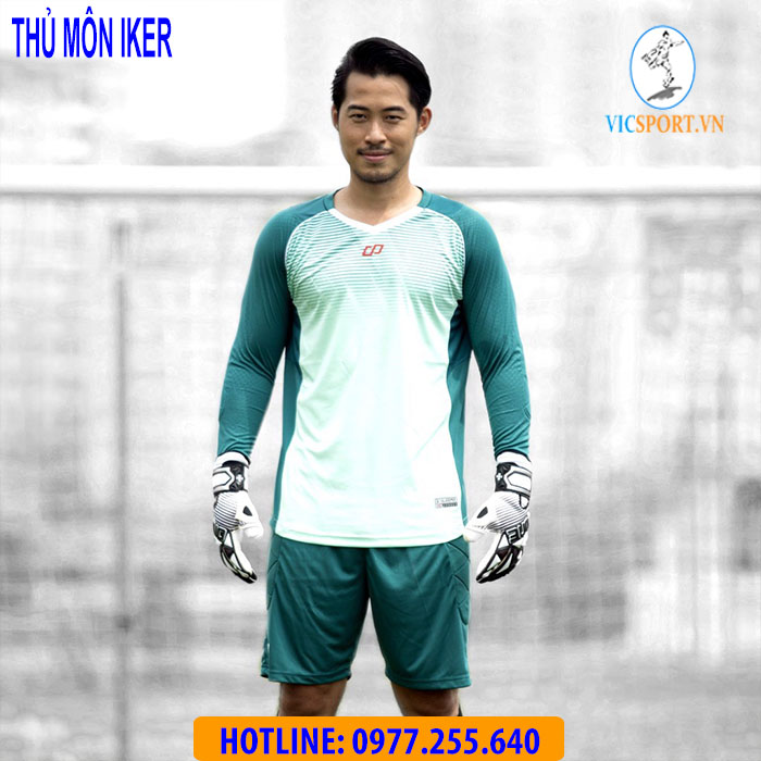 ÁO THỦ MÔN IKER MÀU XANH NGỌC NHẠT - Hình ảnh 8