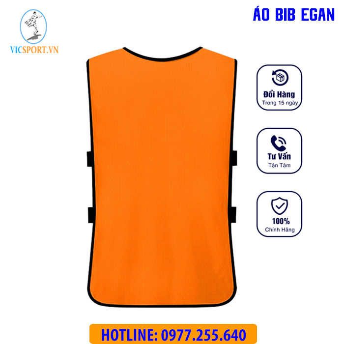 ÁO BIB EGAN MÀU CAM - Hình ảnh 4