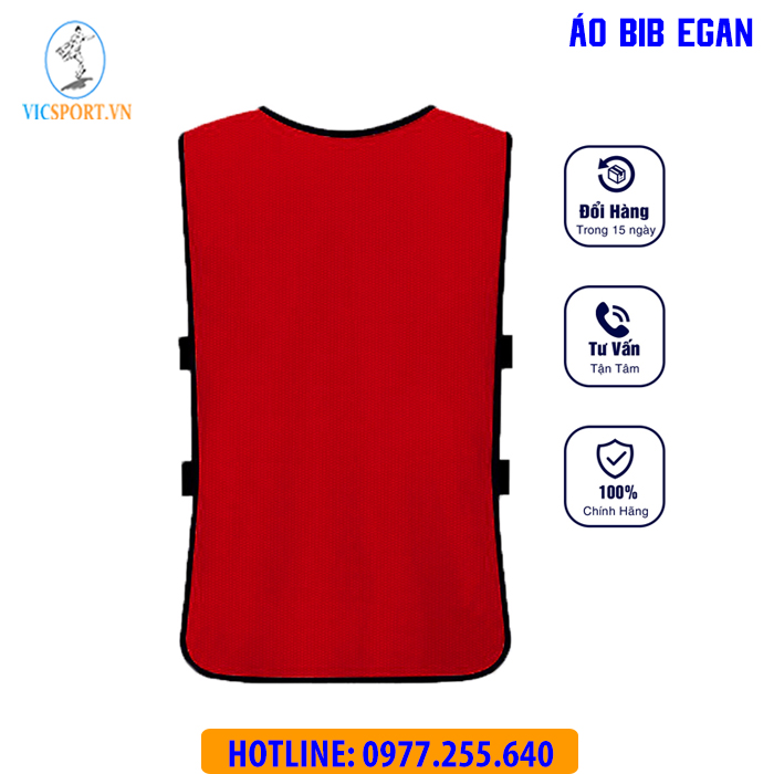 ÁO BIB EGAN MÀU ĐỎ - Hình ảnh 4