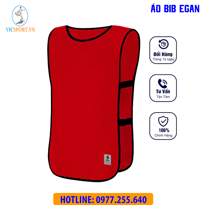 ÁO BIB EGAN MÀU ĐỎ - Hình ảnh 3