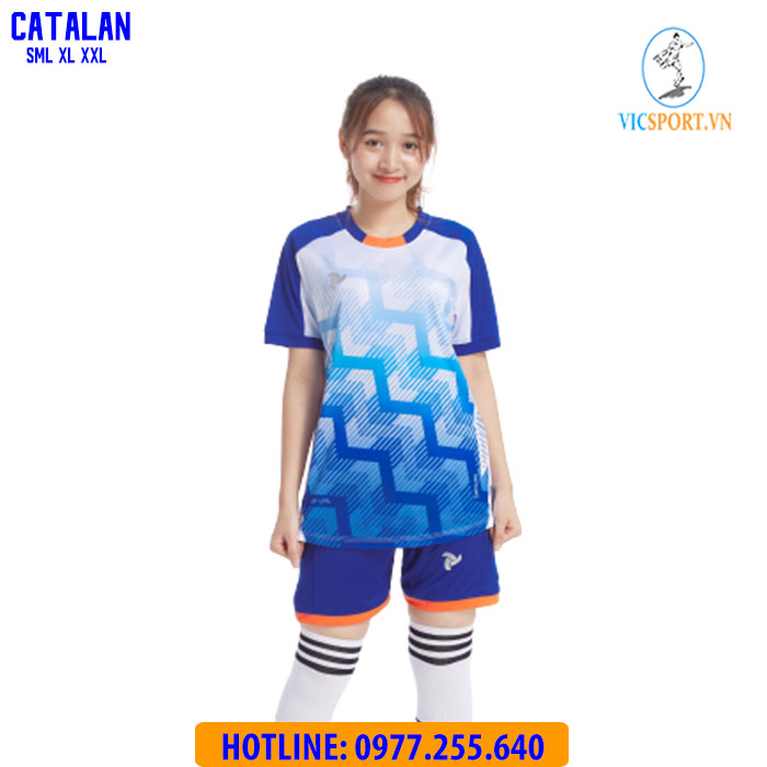 ÁO ĐÁ BANH CATALAN MÀU TRẮNG - Hình ảnh 5