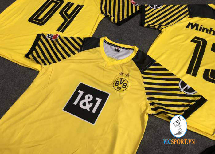 ÁO DORTMUND VÀNG 2021-2022 IN CHO KHÁCH - Hình ảnh 5