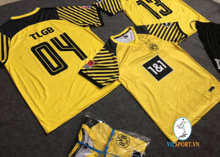ÁO DORTMUND VÀNG 2021-2022 IN CHO KHÁCH - Hình ảnh 4