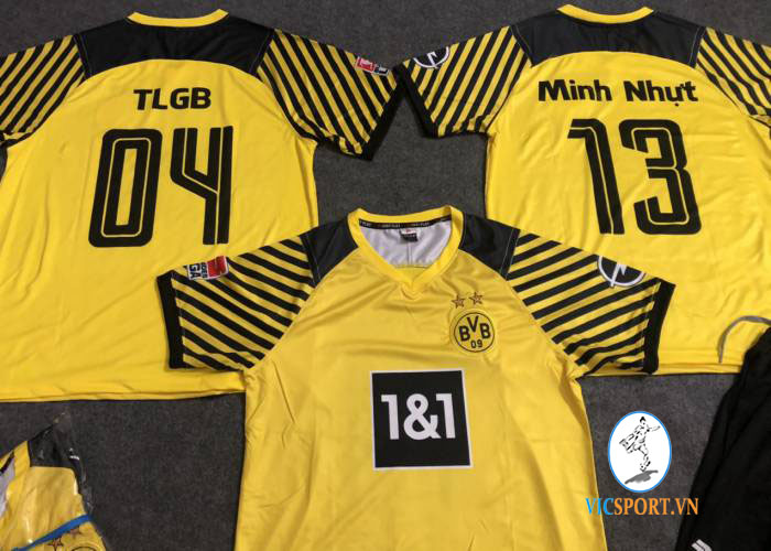 ÁO DORTMUND VÀNG 2021-2022 IN CHO KHÁCH - Hình ảnh 3