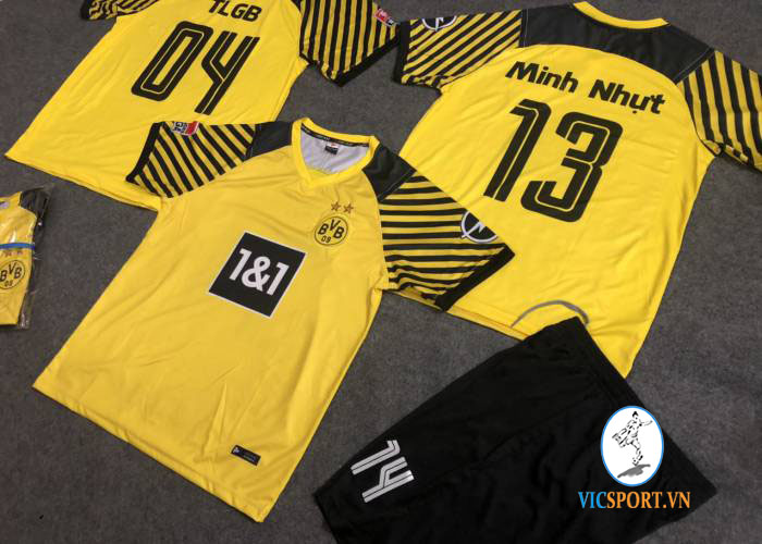 ÁO DORTMUND VÀNG 2021-2022 IN CHO KHÁCH - Hình ảnh 2