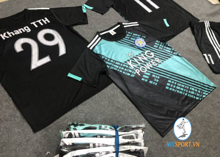 ÁO LEICESTER XANH LÝ 2021-2022 IN CHO KHÁCH - Hình ảnh 5