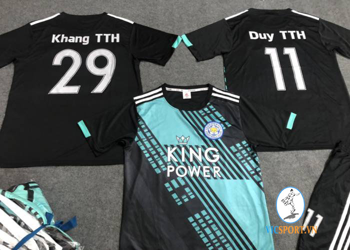 ÁO LEICESTER XANH LÝ 2021-2022 IN CHO KHÁCH - Hình ảnh 4