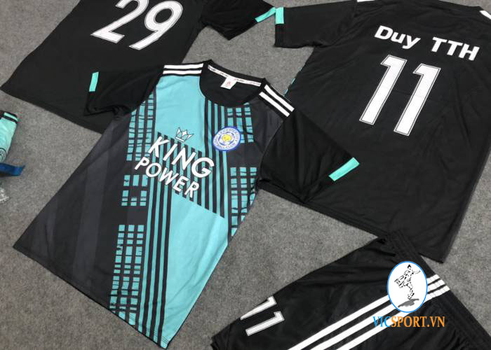 ÁO LEICESTER XANH LÝ 2021-2022 IN CHO KHÁCH - Hình ảnh 3