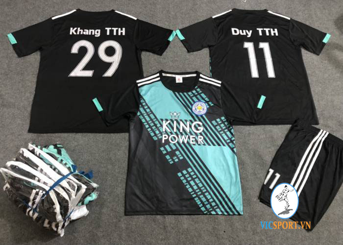 ÁO LEICESTER XANH LÝ 2021-2022 IN CHO KHÁCH