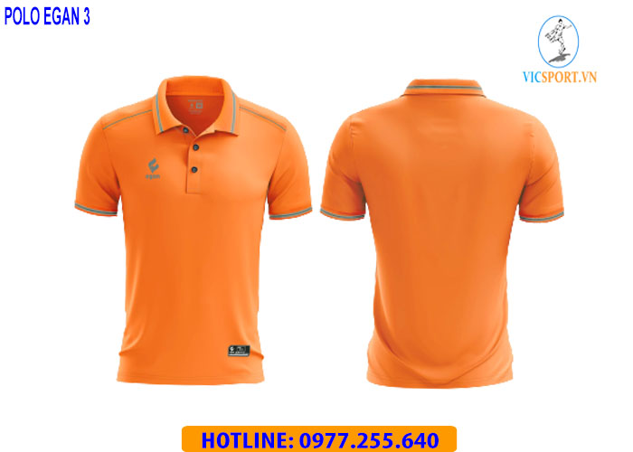 ÁO POLO EGAN 3 MÀU CAM - Hình ảnh 2