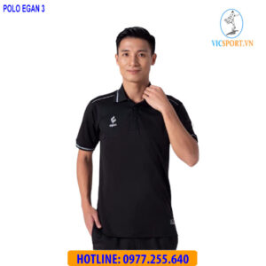 ÁO POLO EGAN 3 MÀU ĐEN