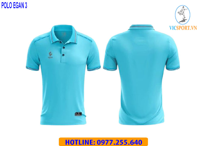 ÁO POLO EGAN 3 MÀU XANH LÝ - Hình ảnh 2