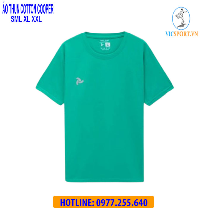ÁO THUN COTTON COOPIE MÀU XANH LÝ