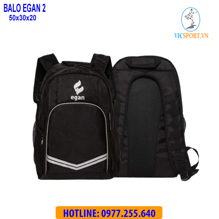 Balo thể thao Egan 2 màu đen - Hình ảnh 5