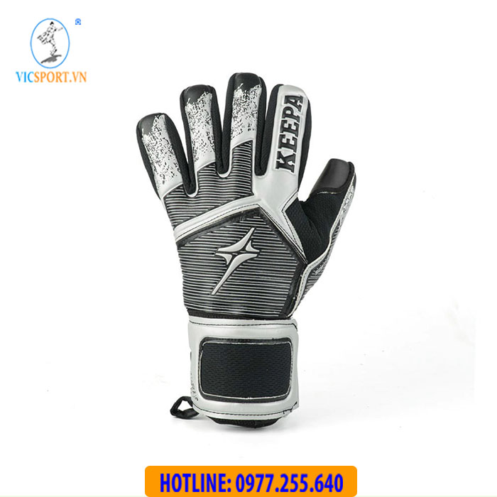 GĂNG TAY THỦ MÔN IWIN KEEPA PRO GK01 ĐEN BẠC - Hình ảnh 4