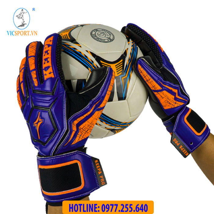 GĂNG TAY THỦ MÔN IWIN KEEPA PRO GK02 ĐEN XANH - Hình ảnh 4