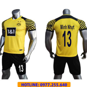 ÁO DORTMUND VÀNG 2021-2022 IN CHO KHÁCH