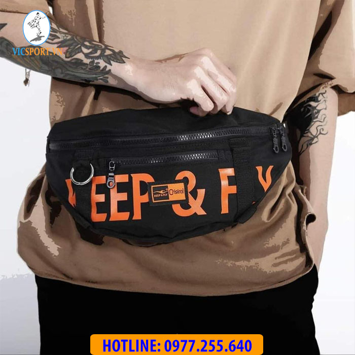 TÚI ĐEO BAO TỬ KEEPFLY ĐEN TRƠN - Hình ảnh 2