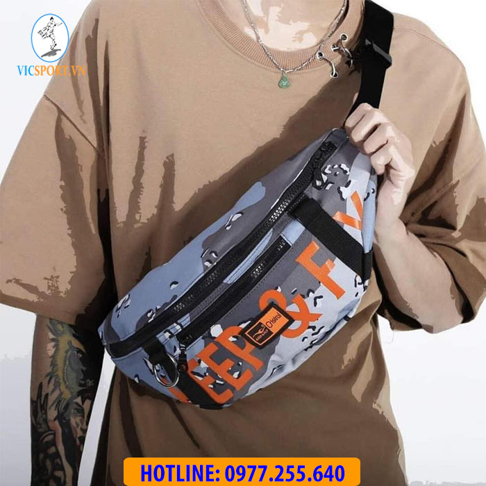 TÚI ĐEO BAO TỬ KEEPFLY XÁM CAMO - Hình ảnh 2