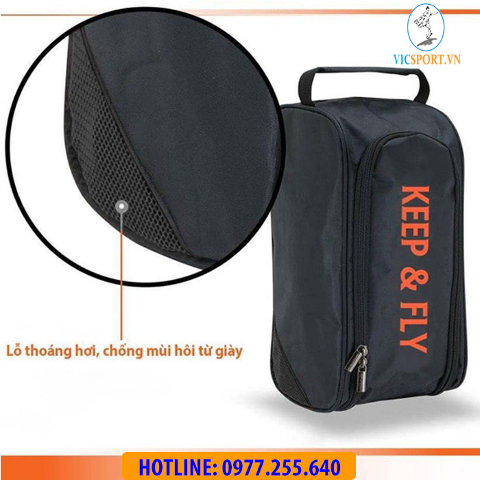 TÚI ĐỨNG KEEPFLY VERSION 2 MÀU ĐEN - Hình ảnh 4
