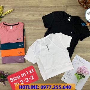 ÁO CROPTOP NIKE PHỐI LƯỚI VAI