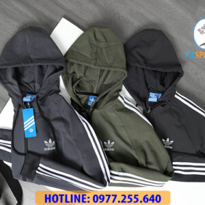 ÁO KHOÁC ADIDAS NAM SI DÙ 1 LỚP CỰC ĐẸP